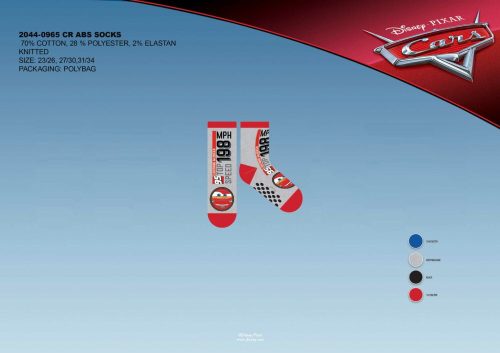 Disney Verdák non-slip thermal plush ankle socks for children