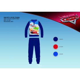   Téli pamut interlock gyerek pizsama - Disney Verdák - sötétkék - 116