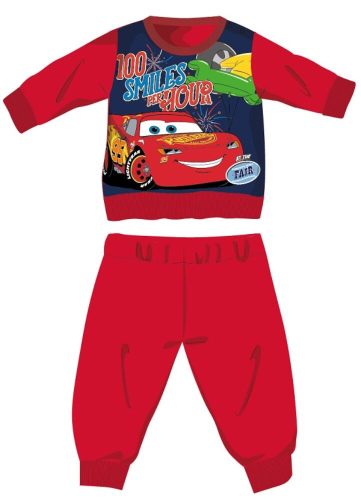 Disney Verdák téli vastag baba pizsama - pamut flanel pizsama - piros - 86
