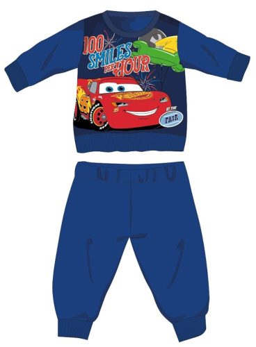 Disney Verdák téli vastag baba pizsama - pamut flanel pizsama - sötétkék - 86