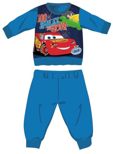 Disney Verdák téli vastag baba pizsama - pamut flanel pizsama - világoskék - 80