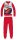 Disney Verdák téli pamut gyerek pizsama - interlock pizsama - Racing hero felirattal - piros - 110