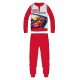 Disney Verdák zimní bavlněné dětské pyžamo - interlockové pyžamo - s nápisem Racing hero - červené - 98