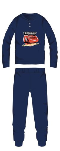 Disney Verdák téli pamut gyerek pizsama - interlock pizsama - sötétkék - 98