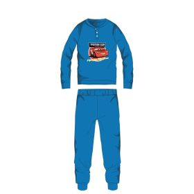   Disney Verdák téli pamut gyerek pizsama - interlock pizsama - világoskék - 98