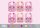 Enrico Coveri baba előke 6 darab/csomag - pamut előke 30 x 18 cm - rózsaszín