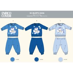 Enrico Coveri long thin baby pajamas - 100% cotton pajamas