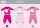 Enrico Coveri hosszú vékony baba pizsama - 100% pamut pizsama - Elefánt mintával - pink - 92