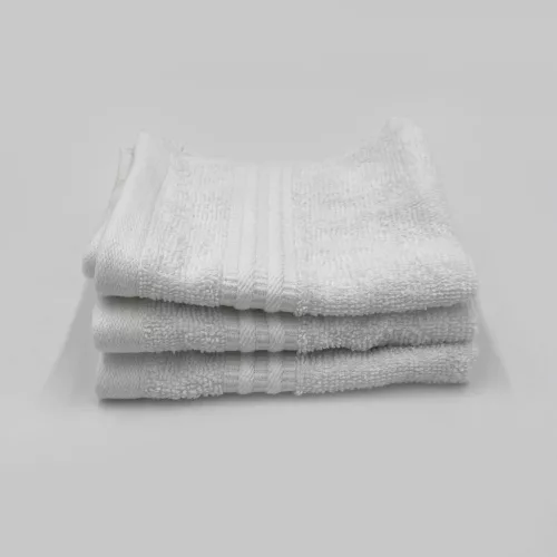 Prosop alb Premium din spongios din material 500GSM 30x30 cm