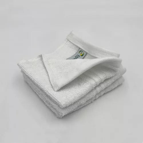 Prosop alb Premium din spongios din material 500GSM 30x30 cm