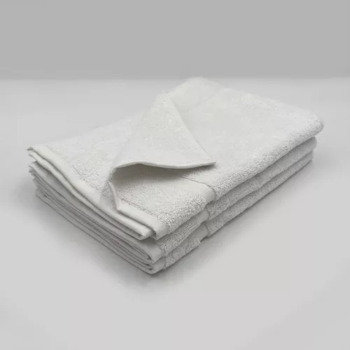 Priza de baie Premium Terry alba din material 630GSM 50x70 cm