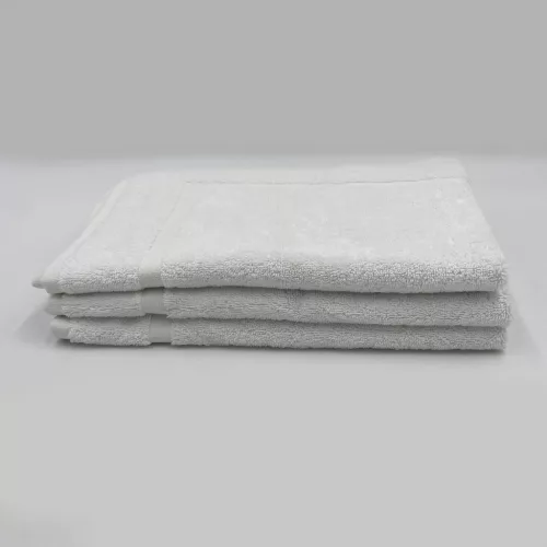 Priza de baie Premium Terry alba din material 630GSM 50x70 cm