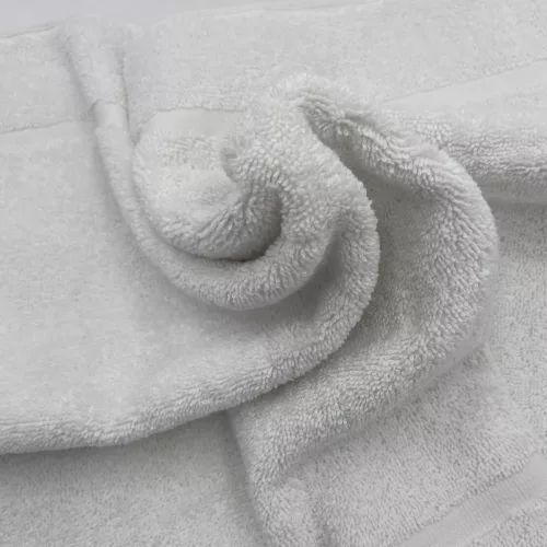 Priza de baie Premium Terry alba din material 630GSM 50x70 cm