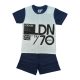 Short-sleeved cotton children's pajamas - Evidence - dark blue - 104