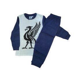 Hosszú ujjú pamut gyerek pizsama - Evidence - sötétkék