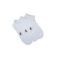 Calzini secret mercerizzati unisex Fila - 3 paia/confezione - calzini secret in cotone - bianco - 43-46