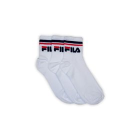   Fila unisex cotton socks - short socks - ribbed leg - 3 pairs