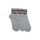 Fila unisex pamut zokni - rövid állású zokni - bordázott szár - 3 pár - szürke - 39-42