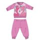 Flamingo winter cotton baby pajamas - interlock pajamas - pink - 86