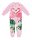 Flamingó egyberészes kezeslábas gyerek pizsama - interlock pamut pizsama - világosrózsaszín - 122