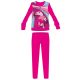 Flamingo winter cotton children's pajamas - interlock pajamas - with flower pattern - pink - 110