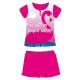 Flamingo summer short-sleeved children's pajamas - cotton jersey pajamas - pink - 104
