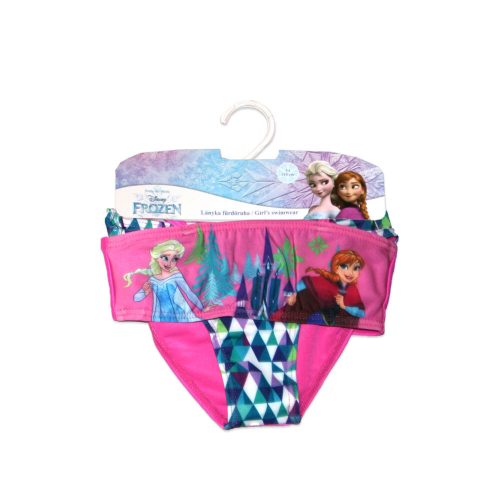 Disney Jégvarázs kétrészes fürdőruha kislányoknak - káró mintával - rózsaszín - 104