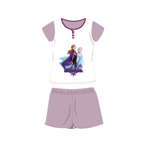 Nyári rövid ujjú gyerek pamut pizsama - Disney Jégvarázs 