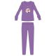 Pigiama in flanella di cotone Disney Frozen - pigiama invernale spesso per bambini - viola - 116