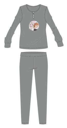 Disney Jégvarázs pamut flanel pizsama - téli vastag gyerek pizsama - szürke - 104