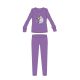 Pigiama per bambini in cotone invernale Disney Frozen - pigiama interlock - viola scuro - 98