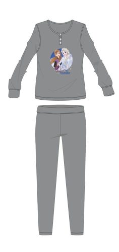 Disney Jégvarázs téli pamut gyerek pizsama - interlock pizsama - szürke - 104