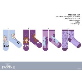   Disney Jégvarázs gyerek pamut normál zokni - 4 pár/csomag - 31-34