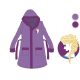 Accappatoio in cotone con cappuccio Disney Frozen per bambini - viola - 122-128