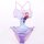 Jégvarázs kislány fürdőruha - trikini - világosrózsaszín - 98
