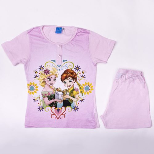 Pigiama per bambini in cotone a maniche corte - Ice Magic - rosa chiaro - 134