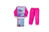 Vastag pamut gyerek pizsama - Jégvarázs - rózsaszín - 104