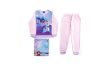 Jégvarázs gyerek pamut pizsama - interlock pizsama - világos rózsaszín - 98
