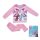 Téli pamut gyerek pizsama - Jégvarázs - világosrózsaszín - 110