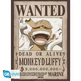 One Piece chibi plagát 52x38cm Wanted Luffy Wano