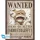 One Piece Chibi Poszter 52x38cm Wanted Ruffy Wano