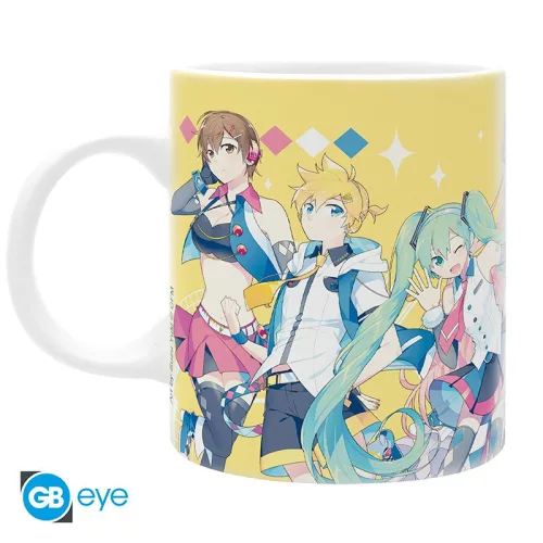 Hatsune Miku bögre 320 ml Miku and Friends