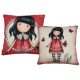 Cuscino Gorjuss, cuscino decorativo - 40x40 cm - beige-rosso