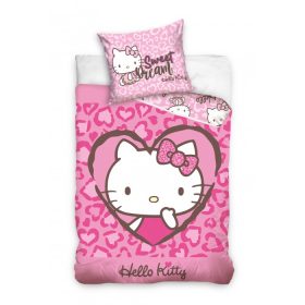   Hello Kitty Sweet Dreams 100% 纯棉床上用品套装 140x200cm 床罩 + 70x90cm 枕套
