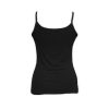 Women's lace two-piece top-bottom set for women with high cotton content - black - M