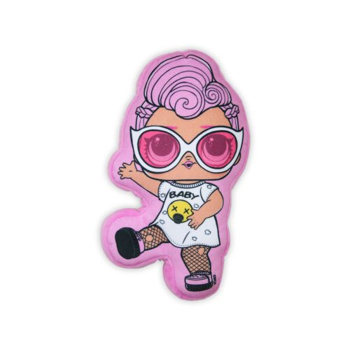 Cuscino giocattolo reversibile LOL per bambine - cuscino due in uno - rosa chiaro-blu reale