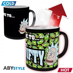 RICK AND MORTY hőre változó bögre 320ml Get Schwifty