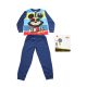 Dlouhé tenké bavlněné dětské pyžamo - Mickey Mouse - Léto začíná - Jersey - tmavě modrá - 110