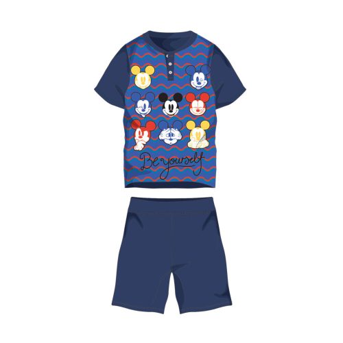 Letné detské bavlnené pyžamo s krátkym rukávom - Disney Mickey mouse
