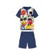Letné detské bavlnené pyžamo s krátkym rukávom - Disney Mickey mouse - tmavomodré - 116
